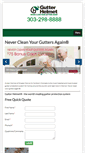Mobile Screenshot of gutterhelmetdenver.com